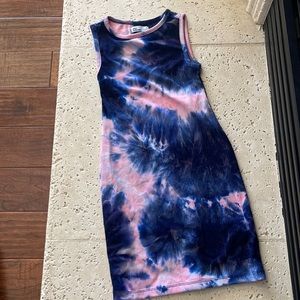 Tye dye girls small dress
